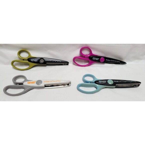 Lot of 13 Fiskars Paper Edgers Decorative Scissors for Scrapbooking Crafts - Picture 5 of 10